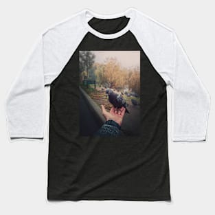 pigeon in hand Baseball T-Shirt